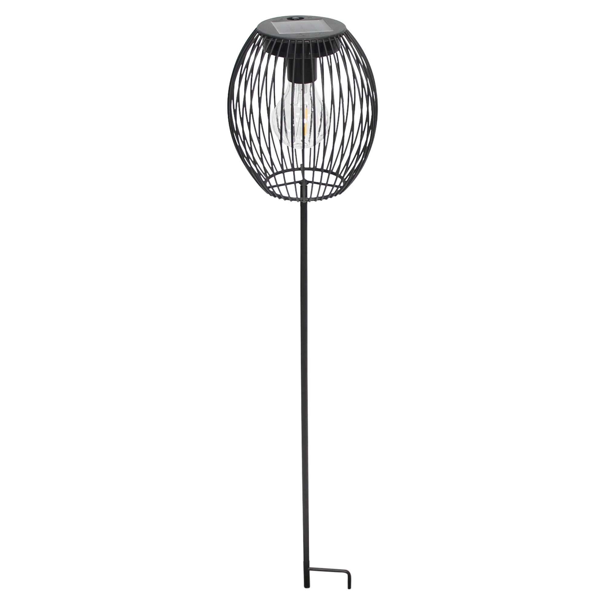 Dekoleidenschaft Gartenstecker "Atmosfera" Solar LED Gartenlaterne, günstig online kaufen