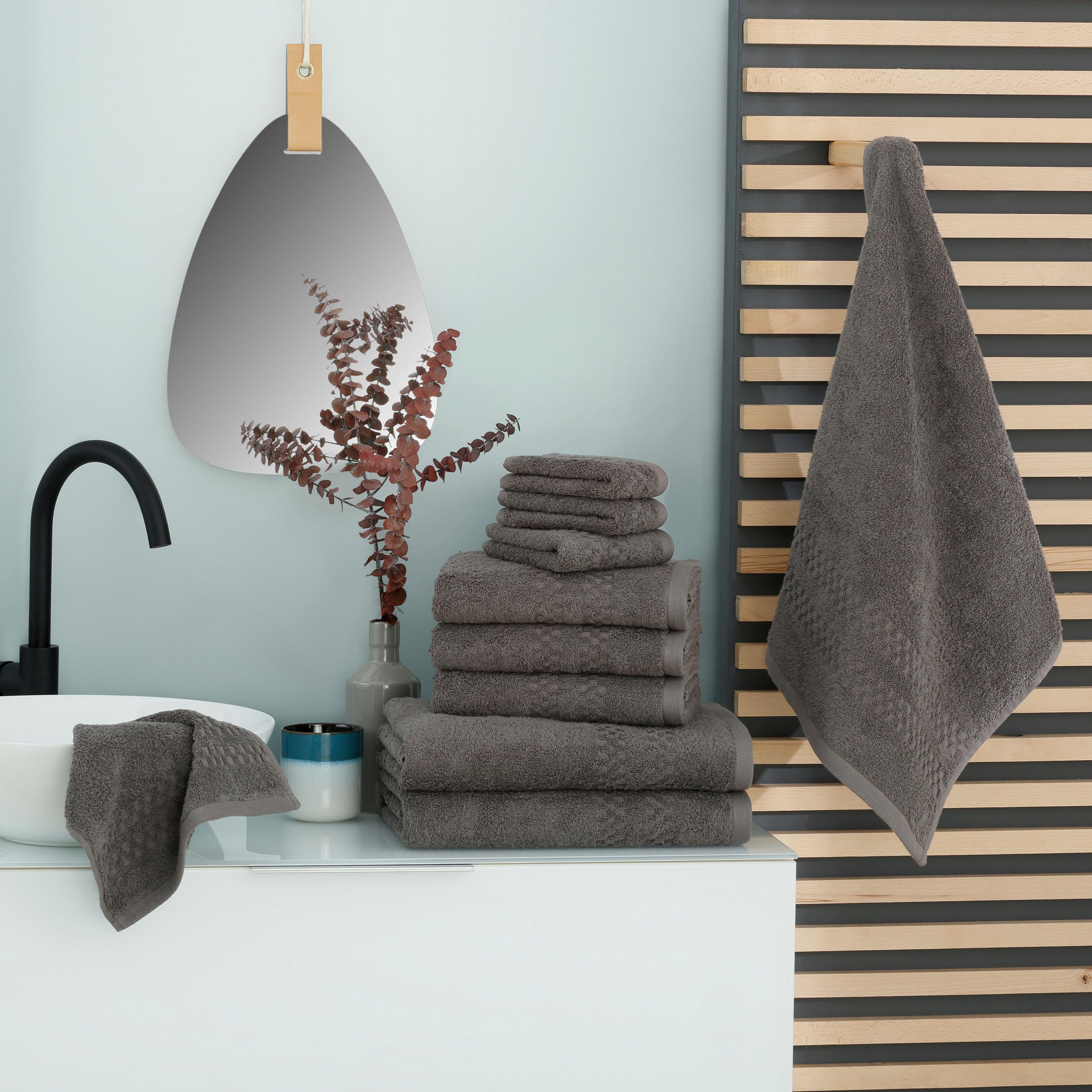 Home affaire Handtuch Set »Regona, auch als 10 tlg Set, Serie, Premium Hand günstig online kaufen