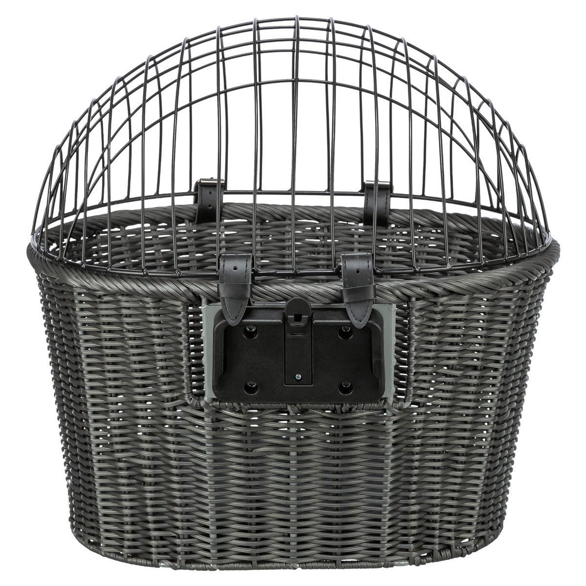 TRIXIE Tierfahrradkorb Front-Fahrradkorb Rattan anthrazit günstig online kaufen