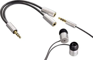 Hama Klinkenstecker Klinkenkabel Kopfhörer Adapter (15 cm) 3,5 mm Audio-Kabel, 3,5-mm-Klinke, 3,5-mm-Klinke (10 cm)