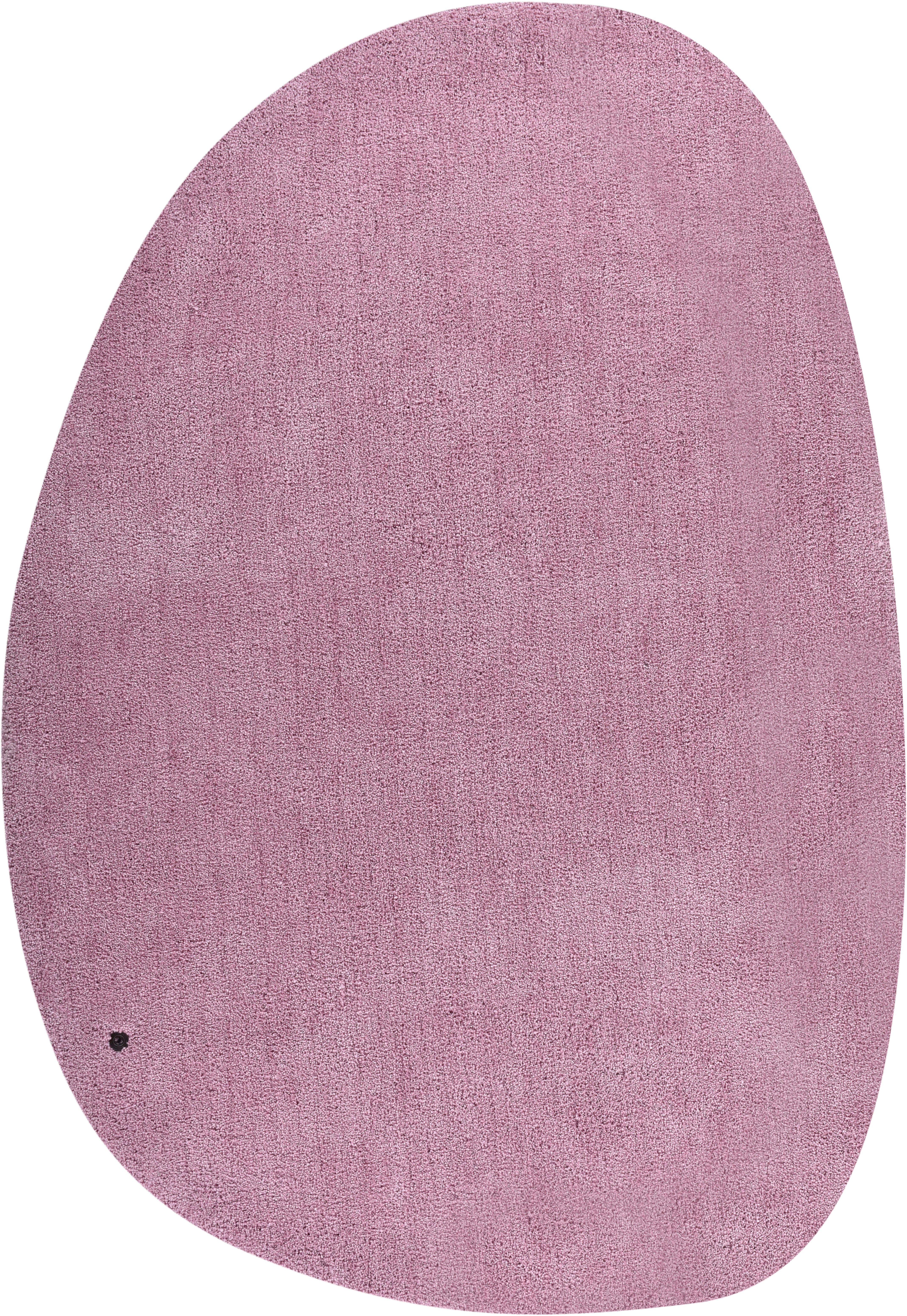 TOM TAILOR HOME Hochflor-Teppich Shaggy Teppich Cozy, oval, Höhe: 25 mm, Uni Farben, auch in Pastell Farben, weich & kuschelig