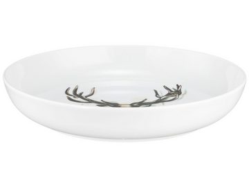 Seltmann Weiden Schale Life Nature Hirsch Foodbowl 28cm, Porzellan, (Foodbowl)