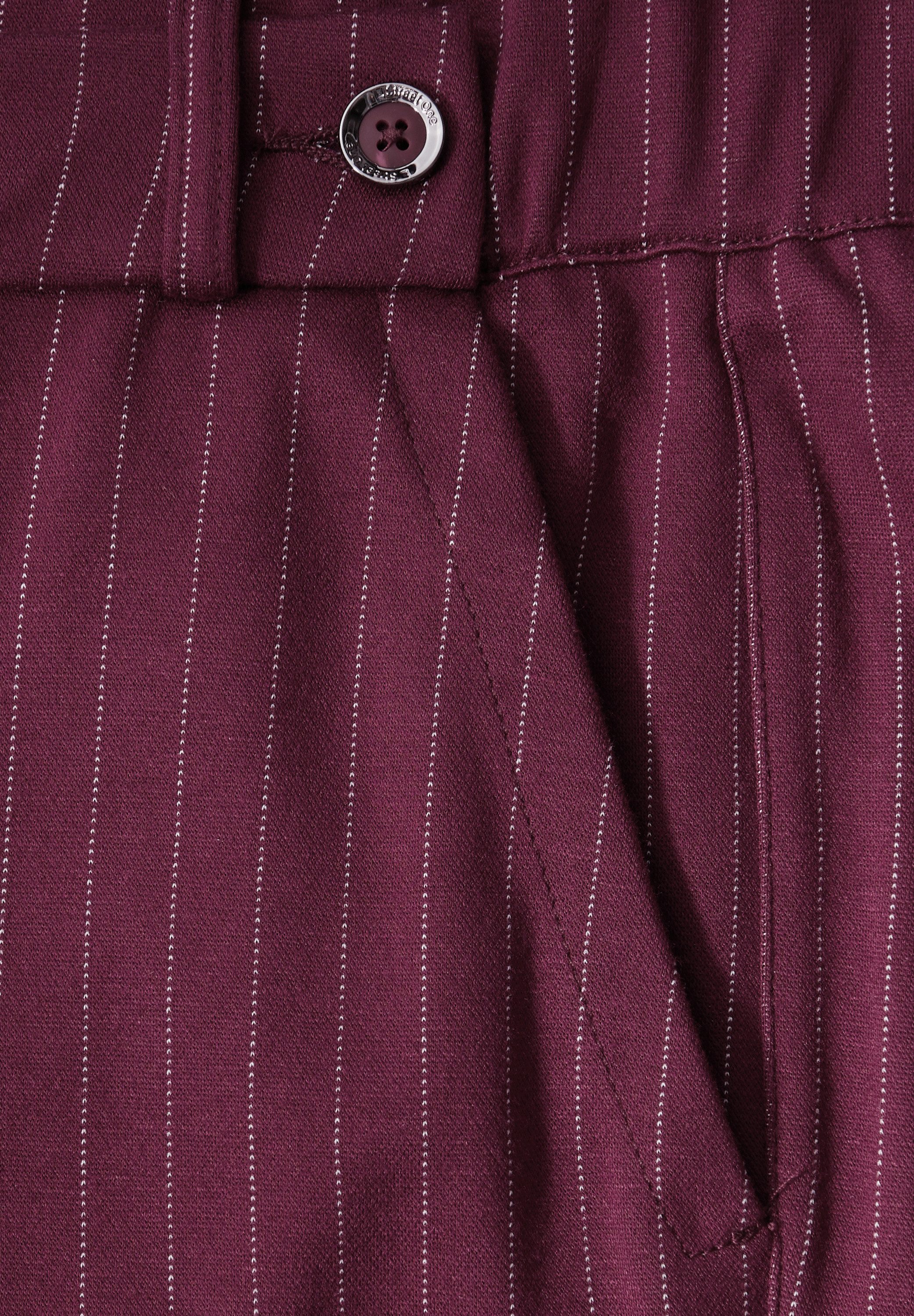 STREET ONE Webhose im Nadelstreifen-Look