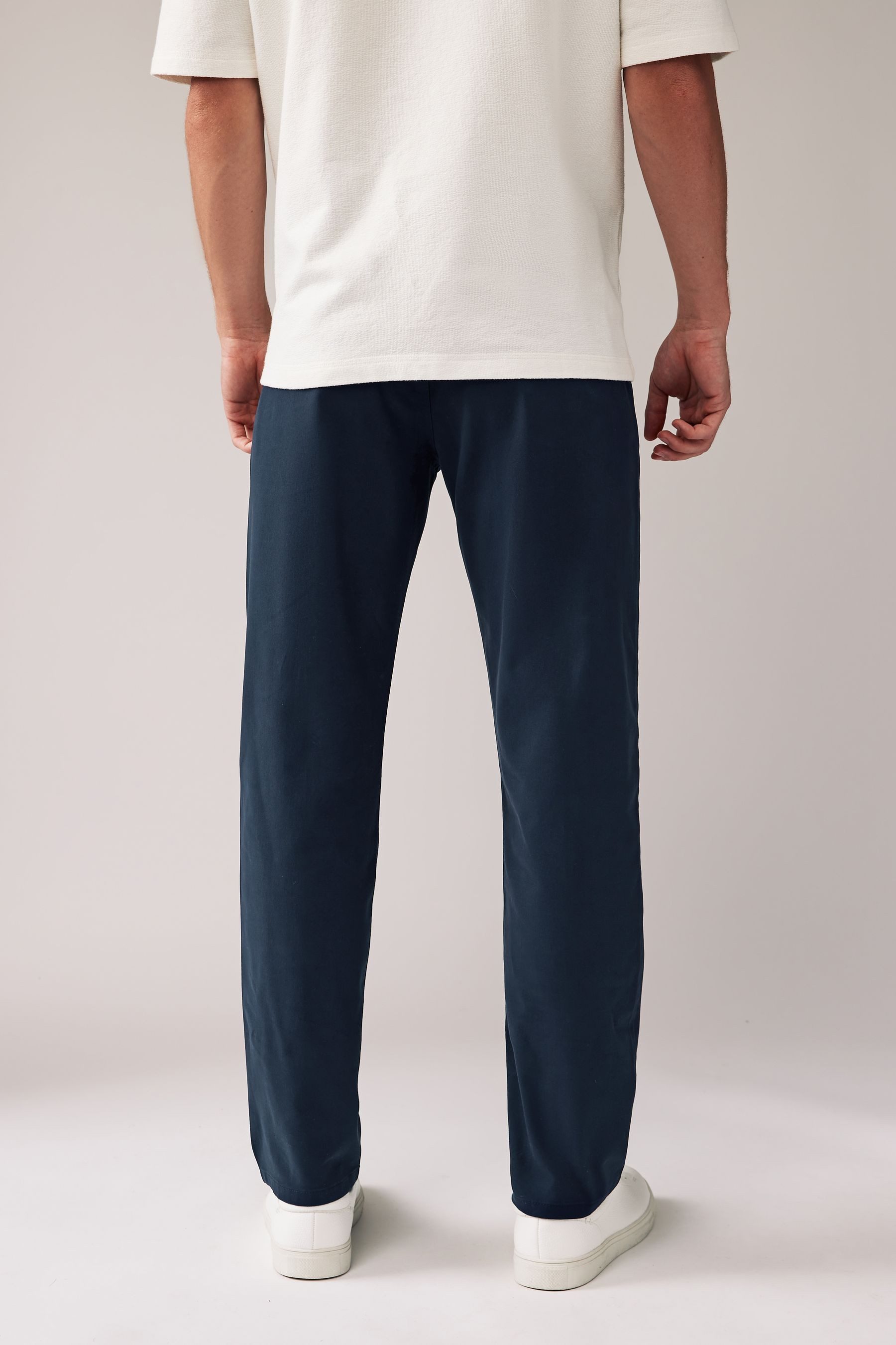 Next Chinohose Straight Fit Chinohose mit Stretch im 2er-Pack (2-tlg)