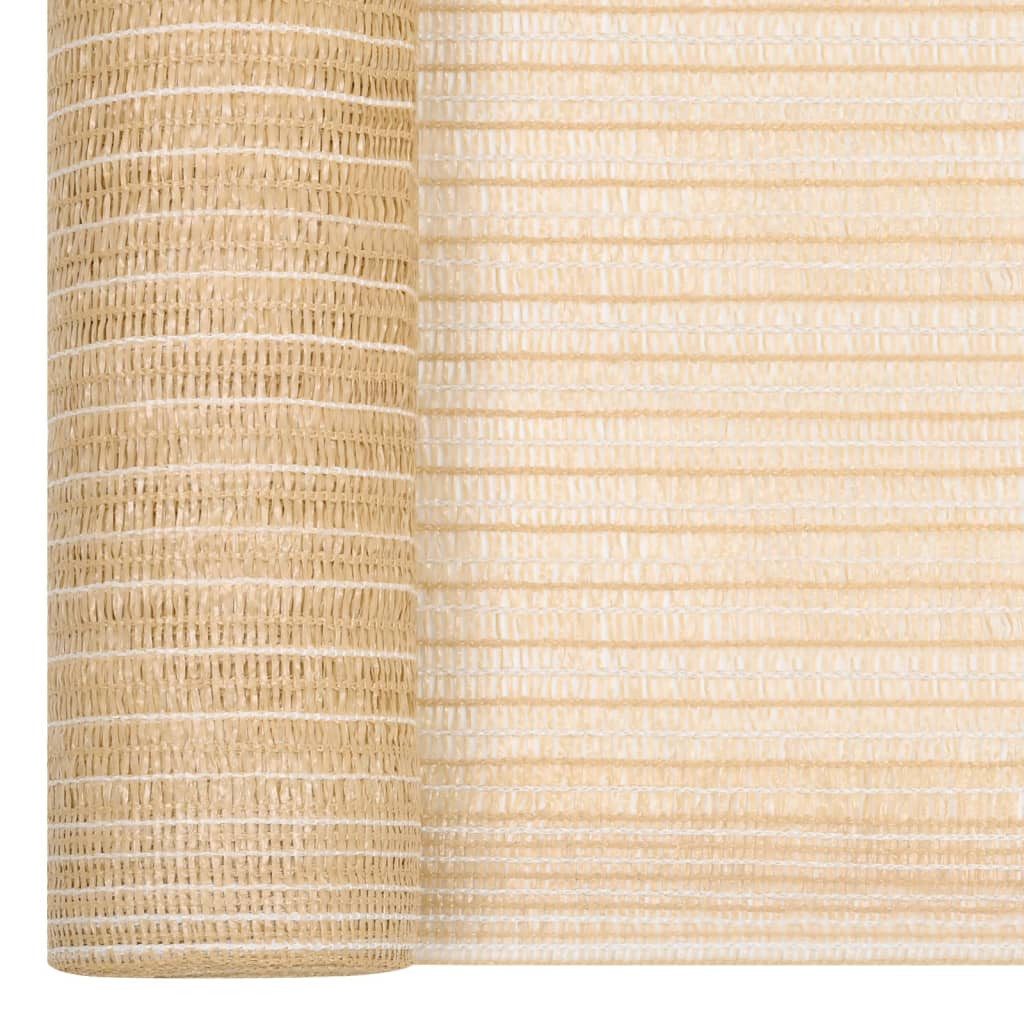 vidaXL Blende Zaunblende Beige 1,2x10 m günstig online kaufen