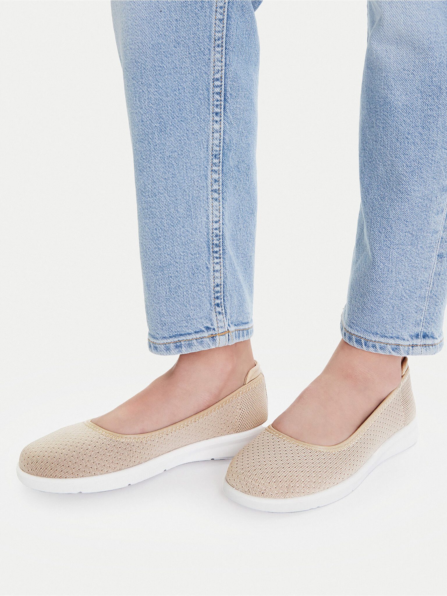 Jenny Jenny Women's Ballerinas Beige JENNY-CEO-MERLE H20630-01 Beige Ballerina