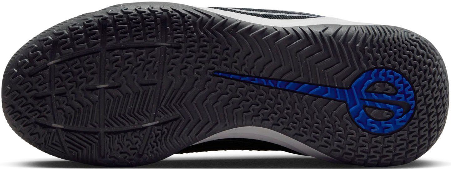 Nike JR ACADEMY LEGEND schwarzsilberblau 10 Fußballschuh IC