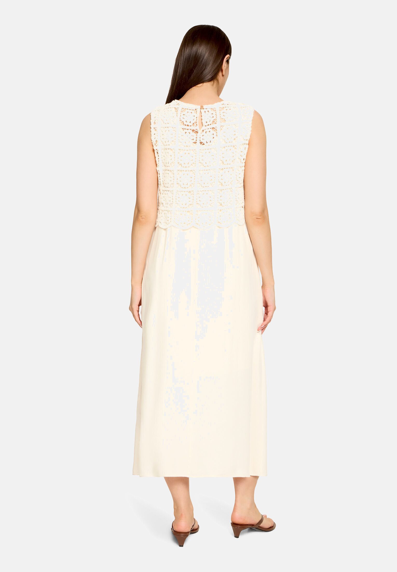 Cartoon Druckkleid Damen mit Stickerei