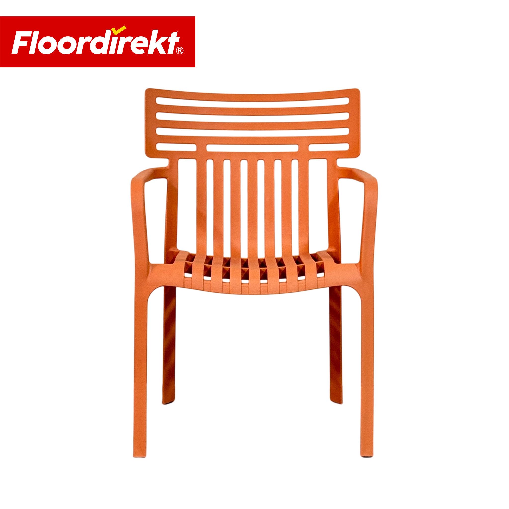 Floordirekt Gartenstuhl Designstuhl Terrano stapelbar aus Kunststoff wetterfest UV-beständig (1 Stuhl oder 6-er Set), verschiedene Farben – Bild 5 von 5