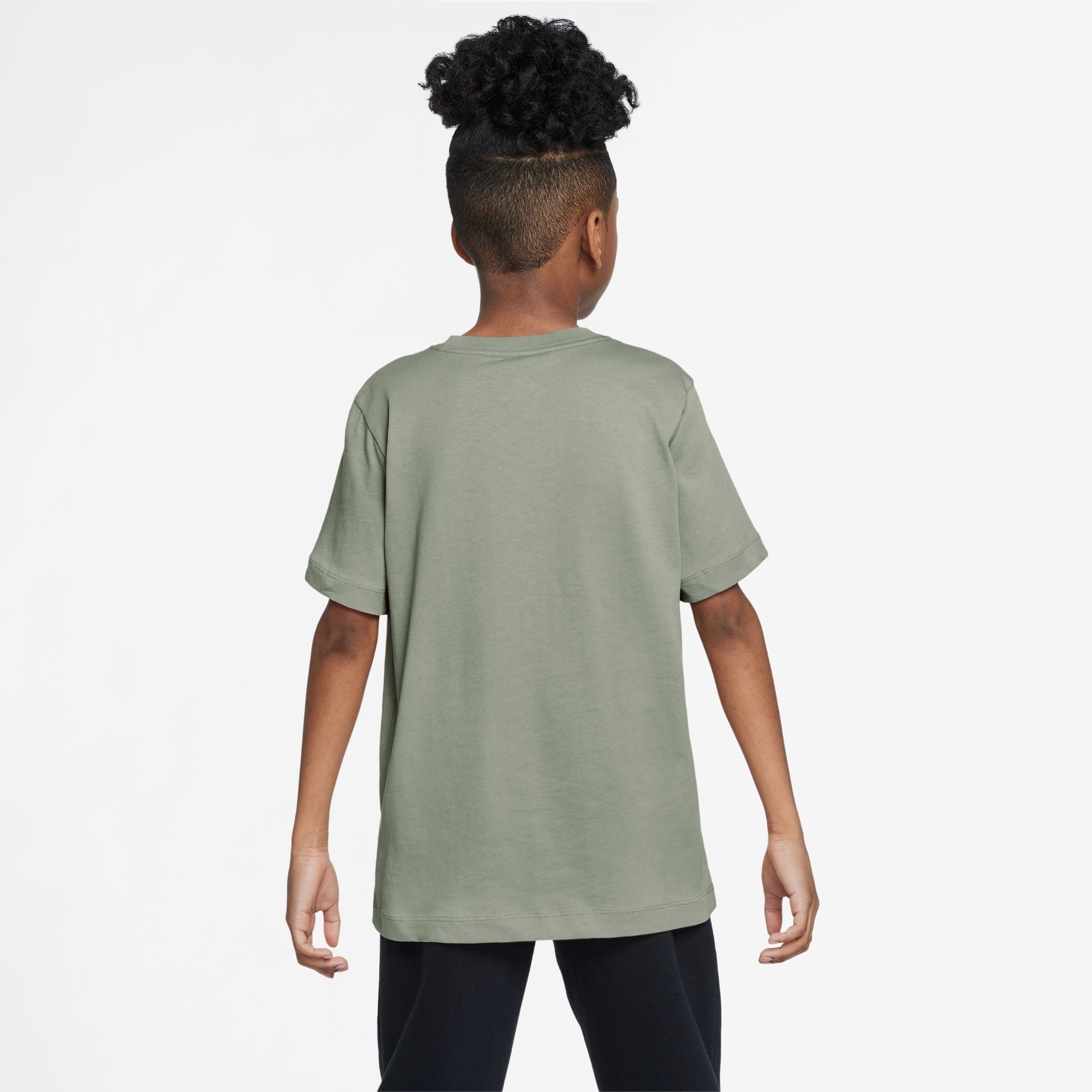 Nike Sportswear T-Shirt K NSW TEE EMB FUTURA LBR für Jugendliche, mit Kapuze, gerader Schnitt, sportlicher Stil