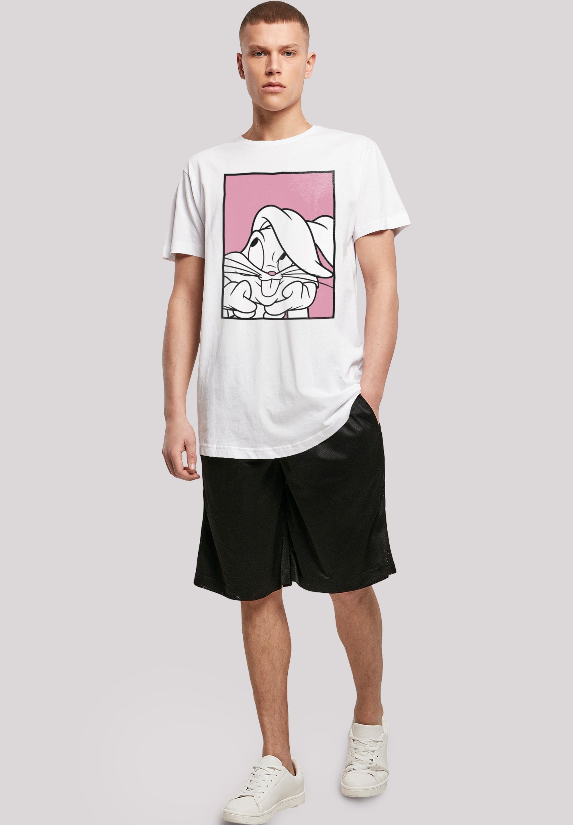 Looney Tunes T-Shirt Adore Print weiß Bunny F4NT4STIC Bugs