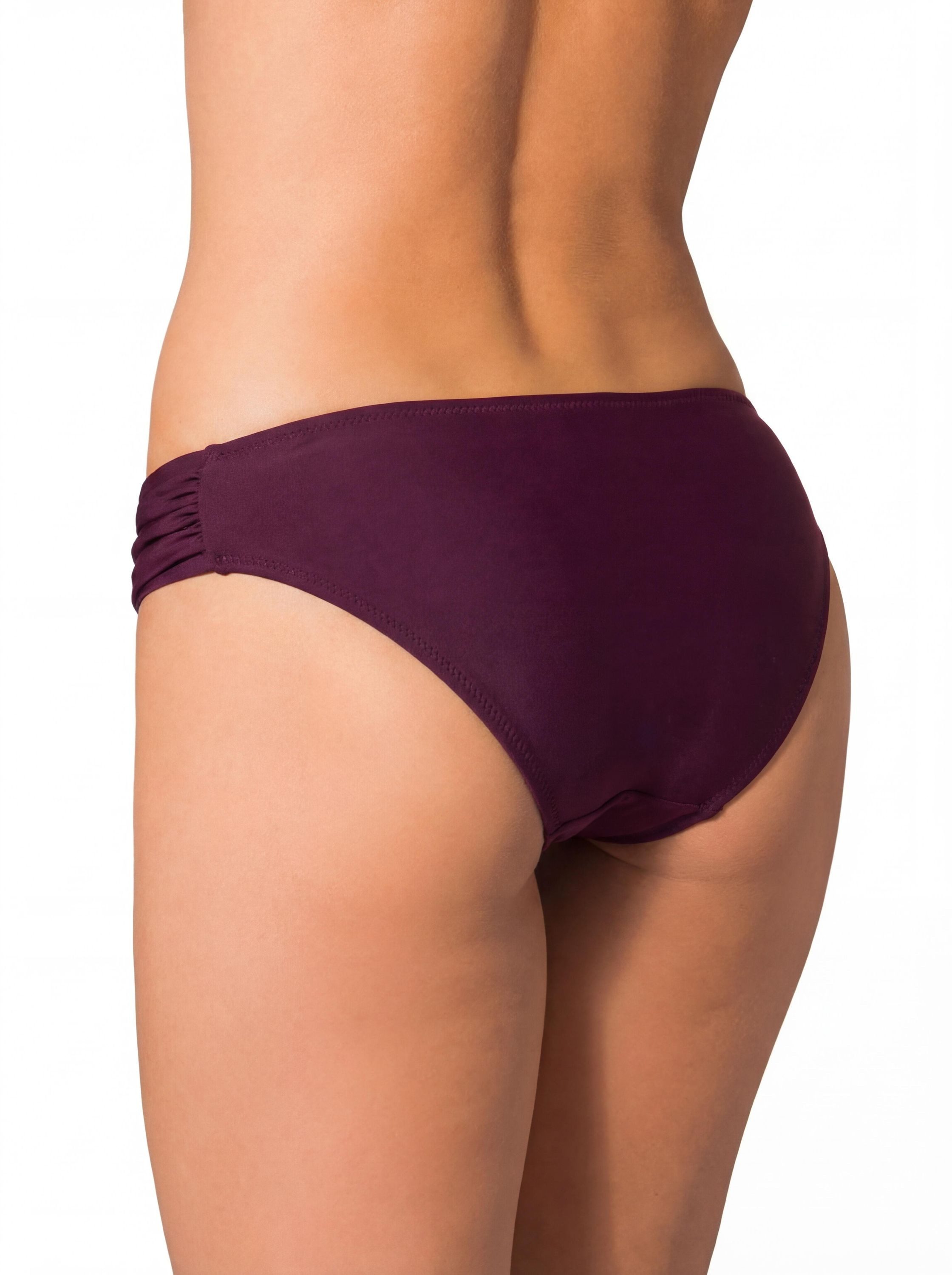 Aquarti Bikini-Hose Aquarti Damen Bikinihose mit seitlichen Raffungen