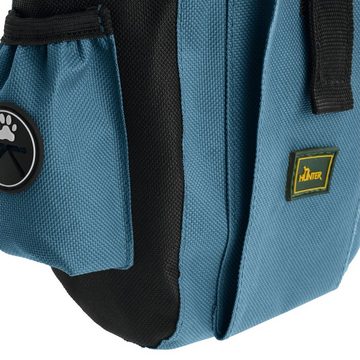 Hunter Tierbedarf Futterbehälter Gürteltasche Bugrino Profi blau/schwarz