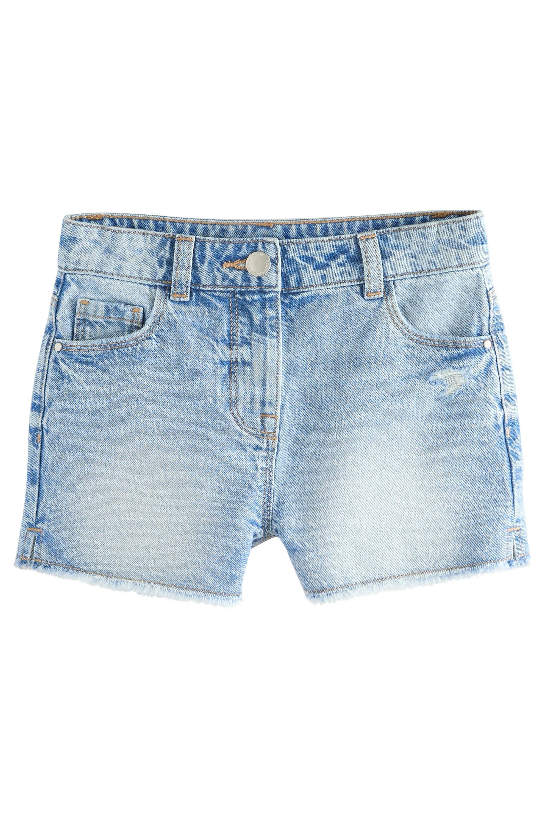 Next Jeansshorts Shorts mit Fransensaum (1-tlg)