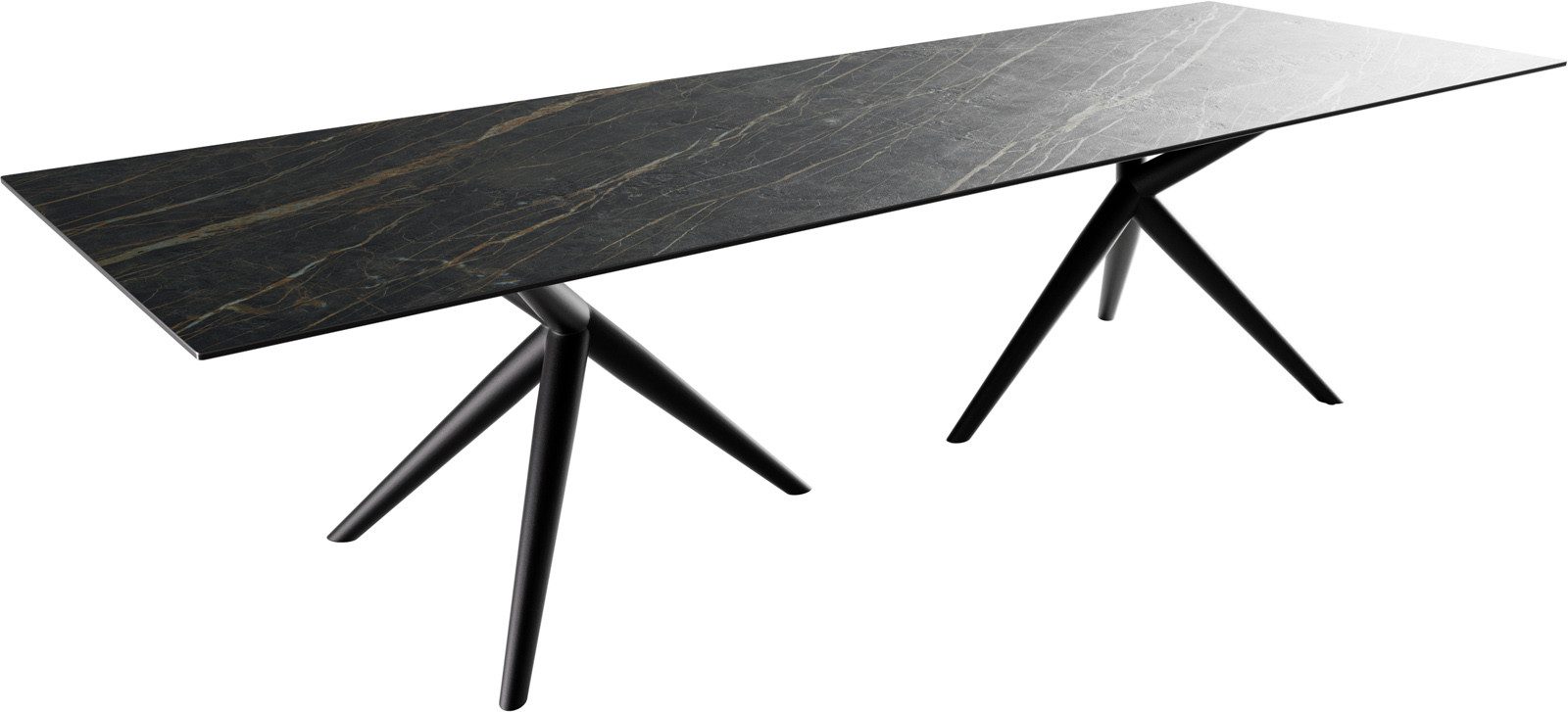 DELIFE Esstisch Edge, Keramik Laminam®Noir Desir günstig online kaufen