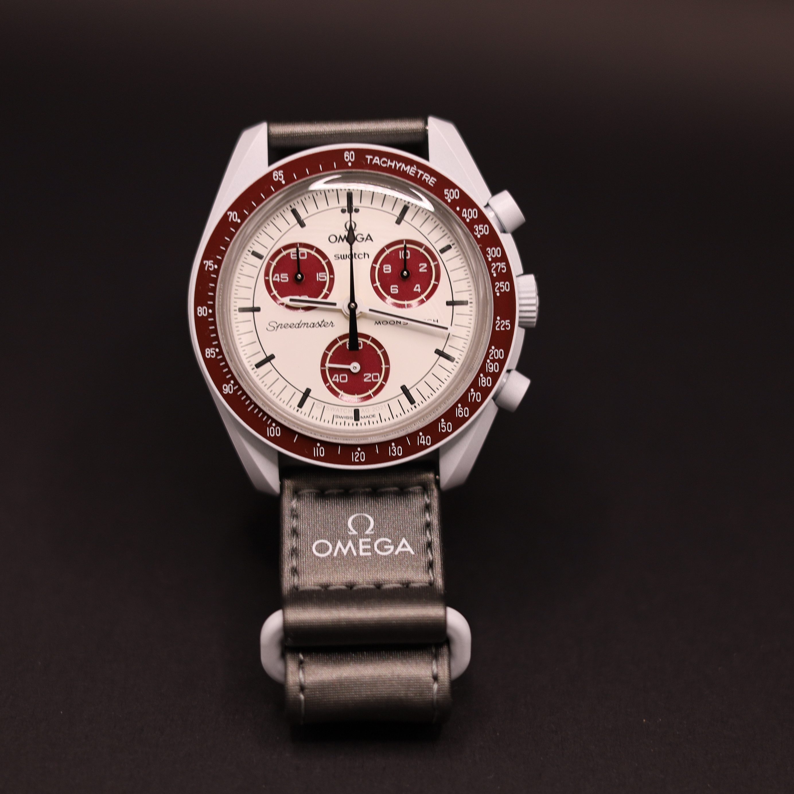 Chronograph Omega Swatch Bioceramic Moonswatch Mission To Pluto