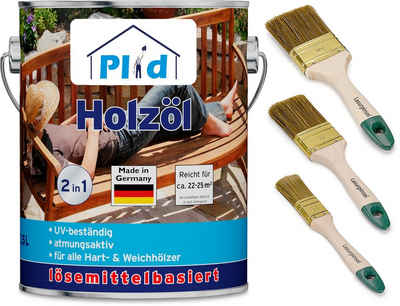 plid Holzöl Premium Holzöl Pflegeöl Holzschutz Imprägnieröl Pinsel
