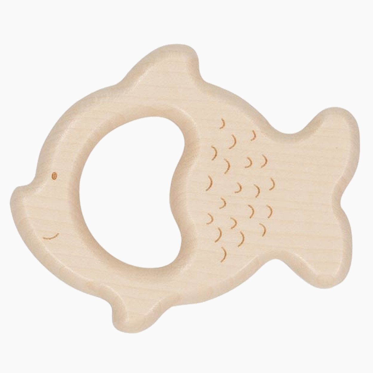 goki Greifling Greifling Fischrassel, natur (packung, 1-tlg., set), begeistert Babys und weckt ihre Neugier