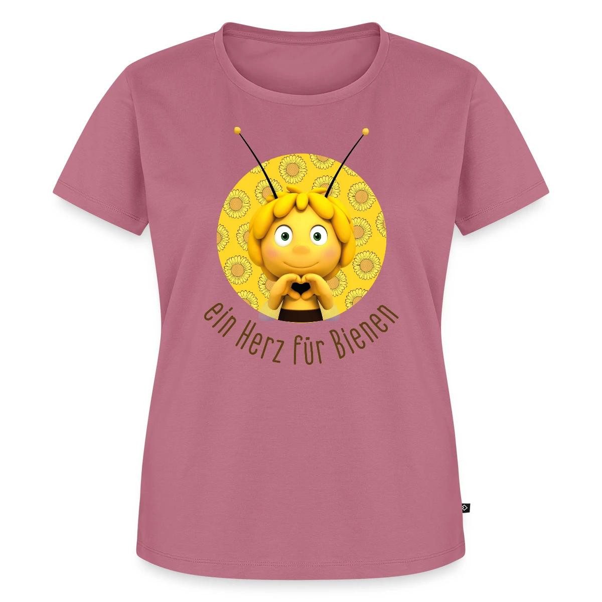 T-Shirt Biene Maja Ein Herz Für Bienen Frauen Premium T-Shirt