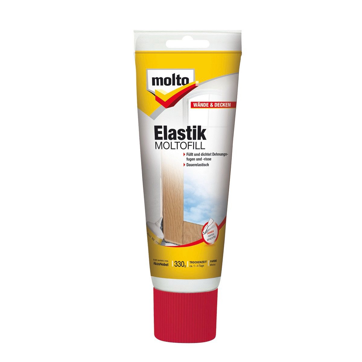MOLTO Spachtelmasse MOLTO Moltofill Elastik Fertigspachel Innen 330g