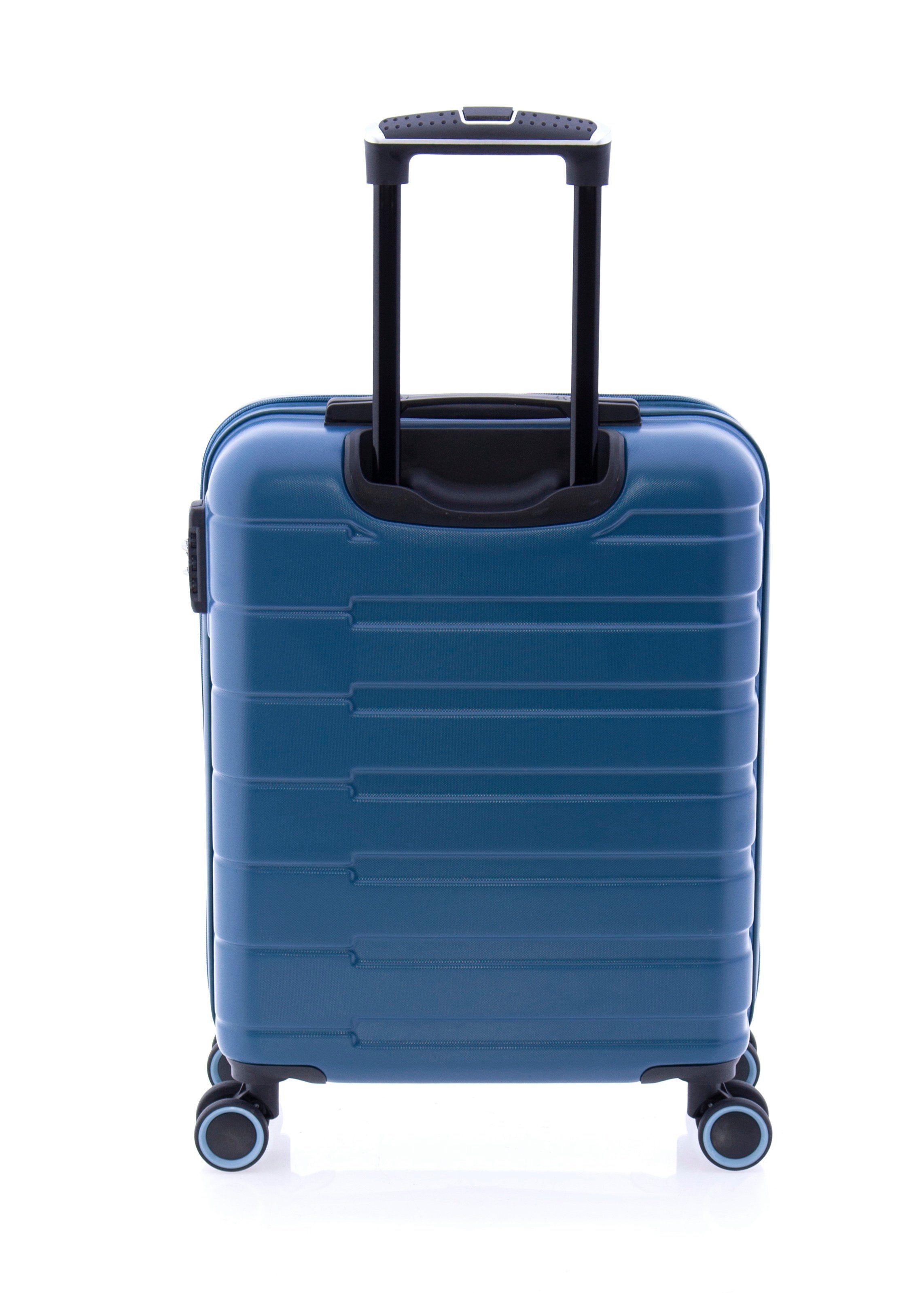 55cm GLADIATOR 4 - blau Koffer Handgepäck-Trolley - Rollen