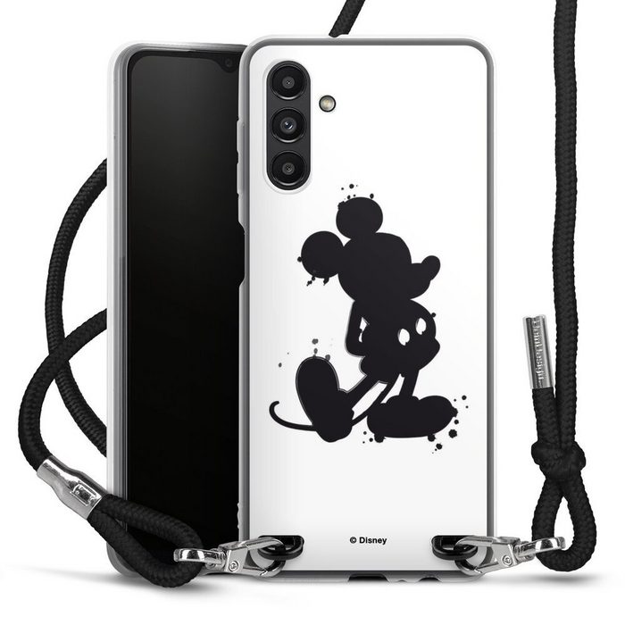 DeinDesign Handyhülle Mickey Mouse Offizielles Lizenzprodukt Disney Mickey Mouse - Splash Samsung Galaxy A04s Handykette Hülle mit Band Case zum Umhängen