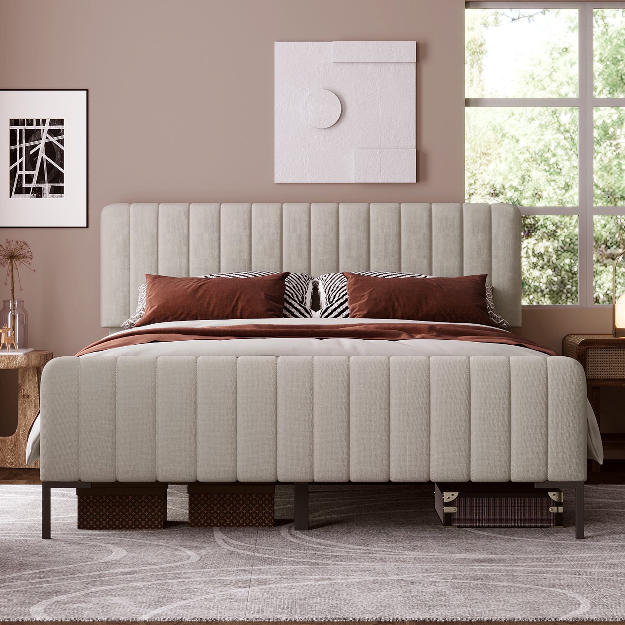HAUSS SPOLE Polsterbett 180x200cm mit Lattenrost günstig online kaufen