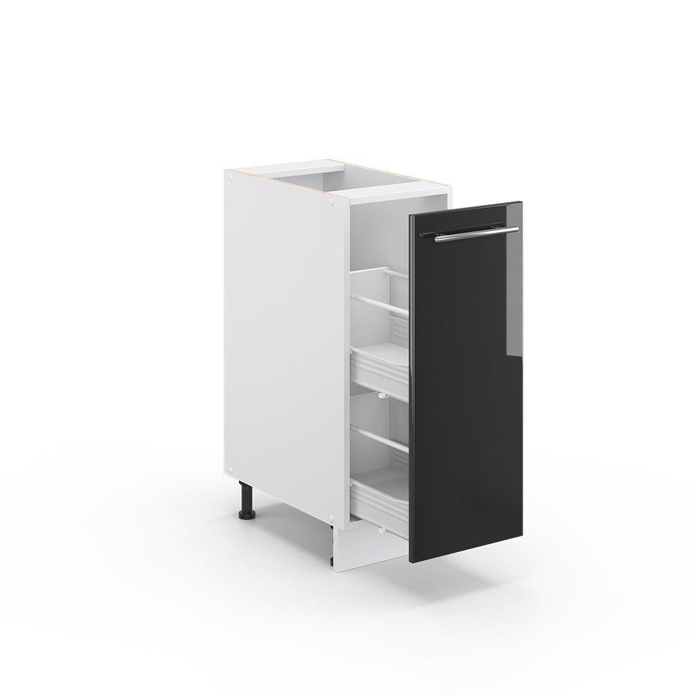 Vicco Midischrank Fame-Line, Anthrazit Hochglanz/Weiß, 30 günstig online kaufen