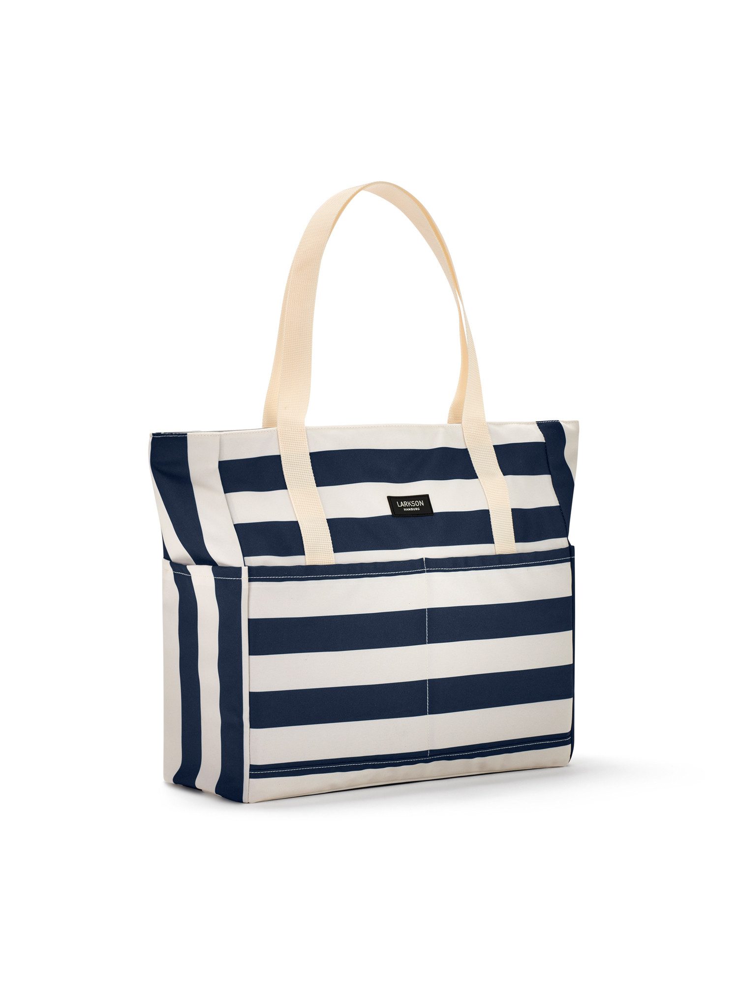 LARKSON Strandtasche Linn Strandtasche mit Reißverschluss (1-tlg), Große Be günstig online kaufen