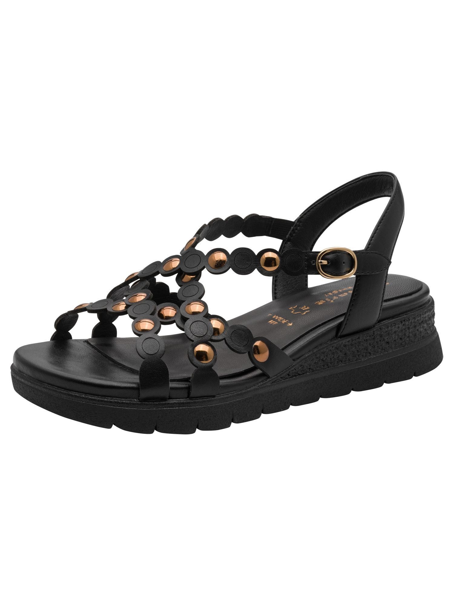 Tamaris WIDE FIT comfortFit Frauen kein Absatz 8-88738-46 Plateausandaletten comfortFit