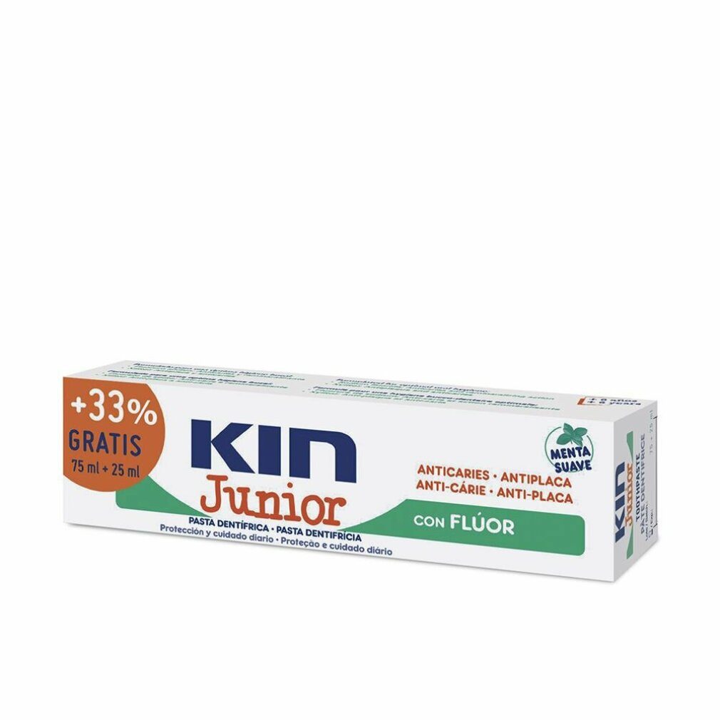 Kin Zahnpasta Junior Minze Milde Zahnpasta 75ml+25ml