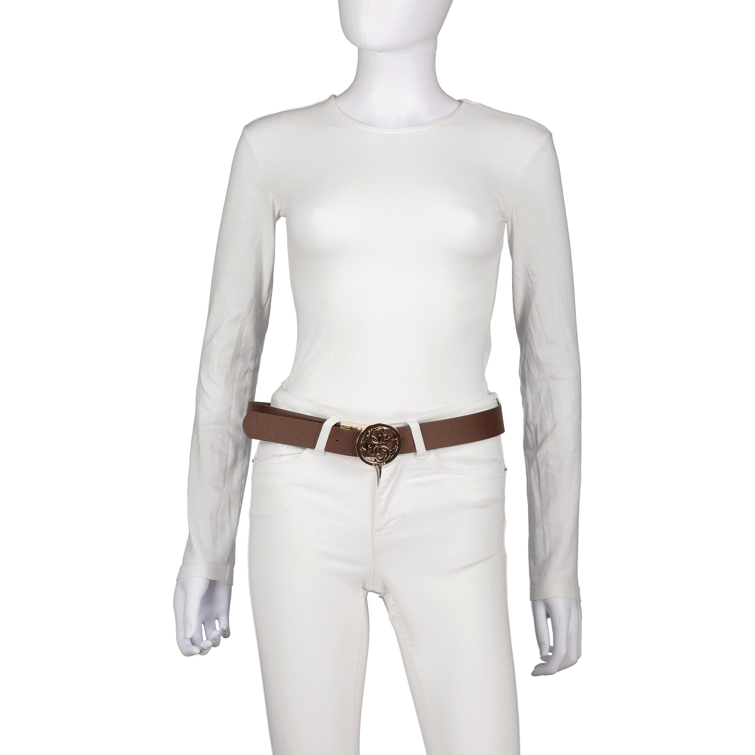 Guess Ledergürtel Nolana 4g-logo günstig online kaufen