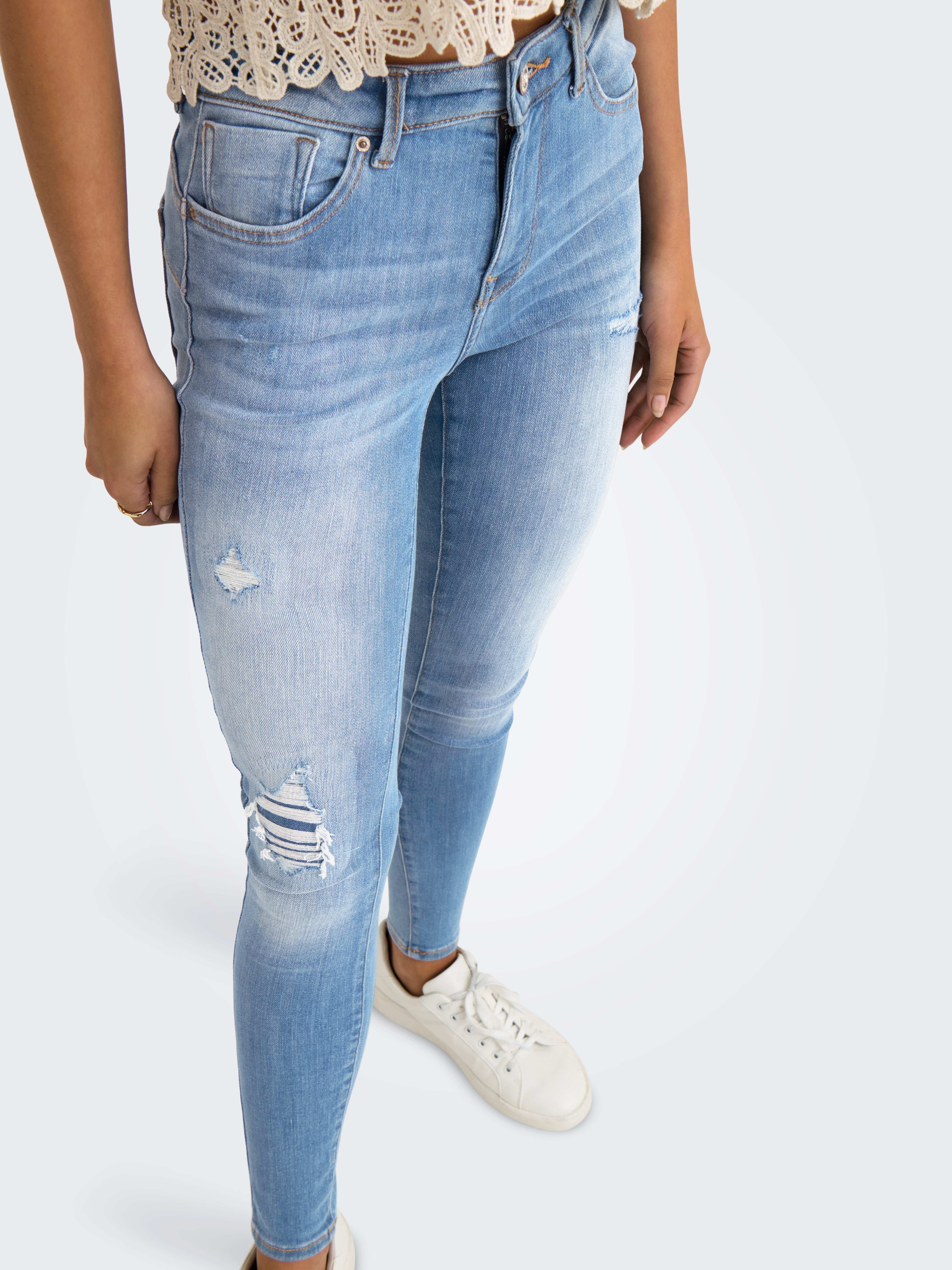 ONLY Skinny-fit-Jeans ONLPOWER – Push-up-Jeans mit mittlerer Leibhöhe modis günstig online kaufen
