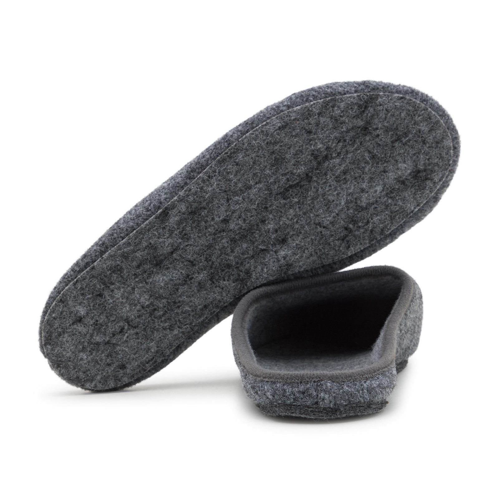 Pantoffelmann Filz Pantoffel Herren Damen Hauspantoffel Filzpantoffel Hausschuhe Pantoffel (1 Paar) Filzpantoffeln, Gästepantoffel besonders leicht