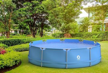 Avenli Framepool Stahlrahmenpool 360 x 76 cm ohne Pumpe (Gartenpool), Auch als Ersatzpool geeignet