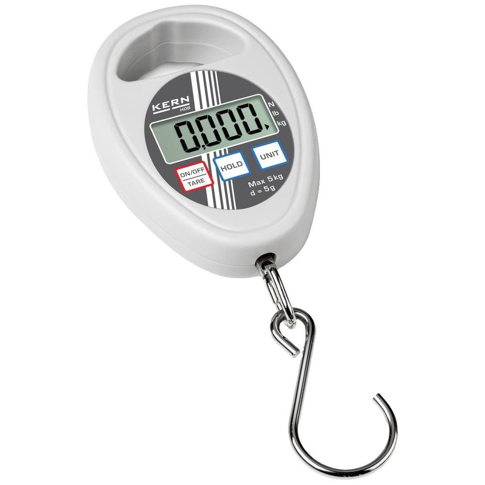 Kern Kofferwaage Hängewaage Max 10 kg, d 0.01 kg HDB 10K10N, Kalibrierbar, Mit Haken