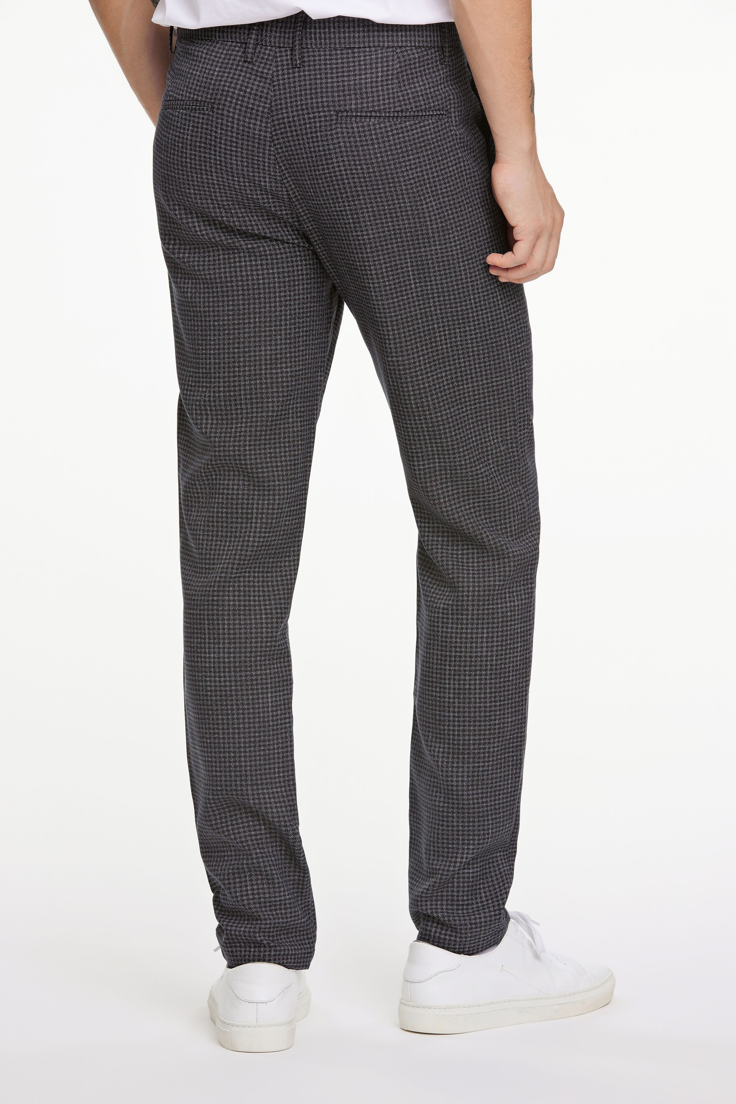 LINDBERGH Chinohose mit modernem Karomuster günstig online kaufen