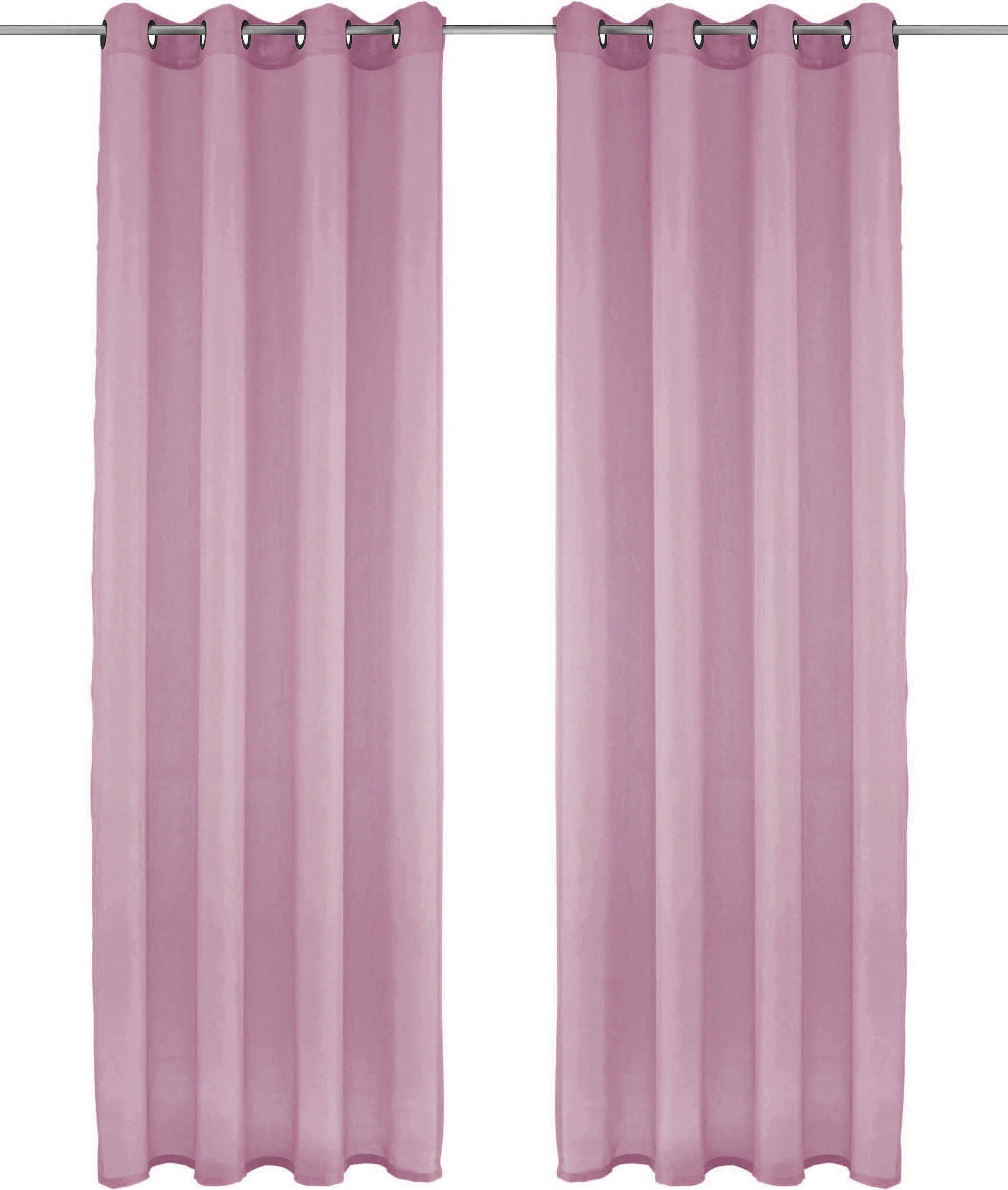 my home Gardine XANA mit Ösen, Kräuselband oder Schlaufen (1 St), Ösen, tra günstig online kaufen