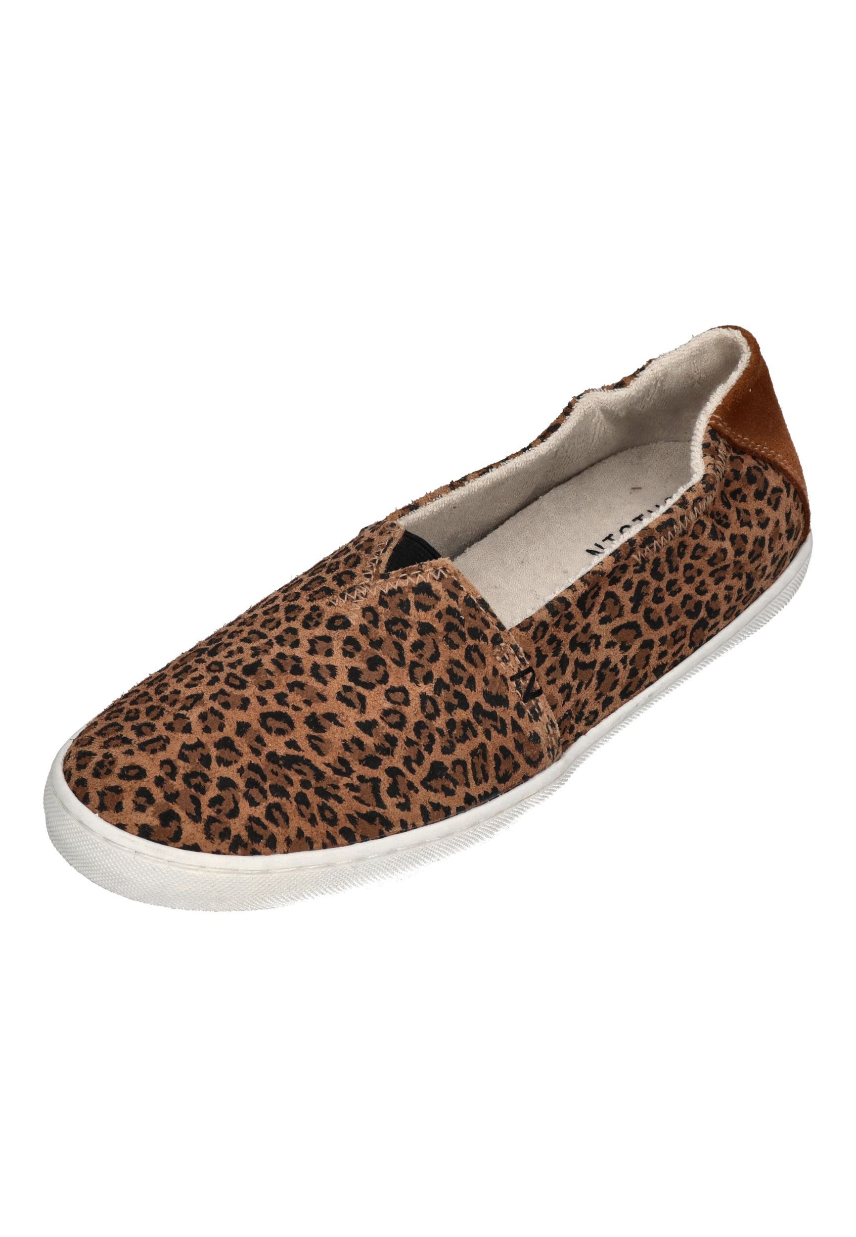 HUB FUJI S40 Slipper Leopard Off White