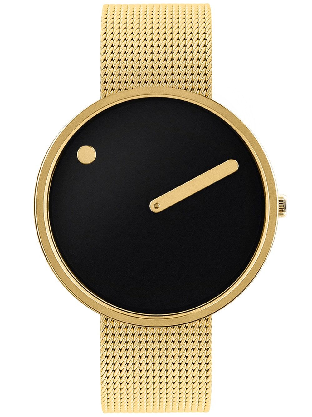 PICTO Quarzuhr Picto 43387-0920G Black Unisex 40mm 5ATM Picto 43387-0920G Black Unisex 40mm 5ATM