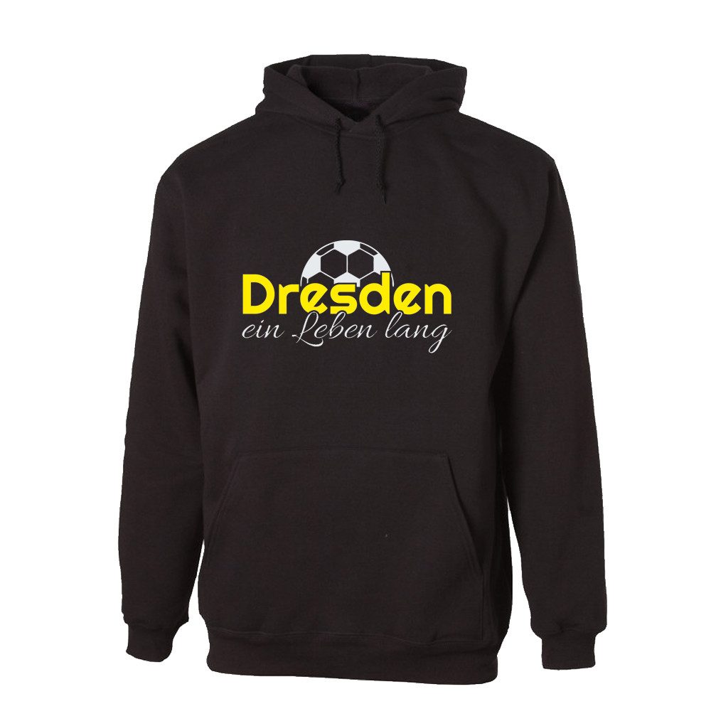 G-graphics Hoodie Dresden ein Leben lang Unisex Pullover mit einem Motiv für den echten Fan
