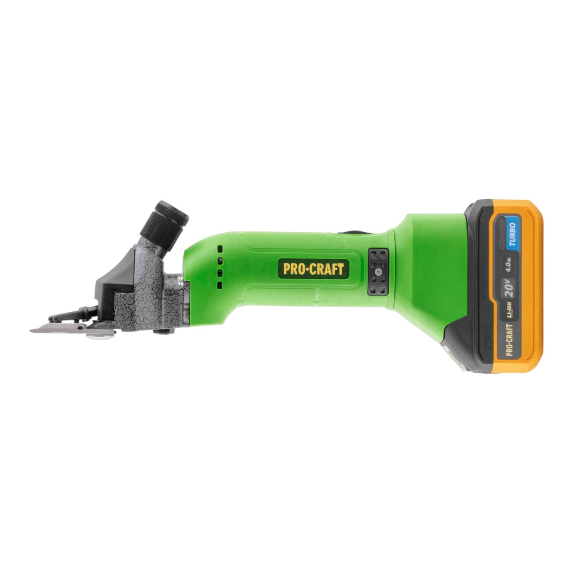 PRO CRAFT Akku-Grasschere SC20 20 V 76 mm + 1x Akku 4,0 Ah + Ladegerät + Koffer