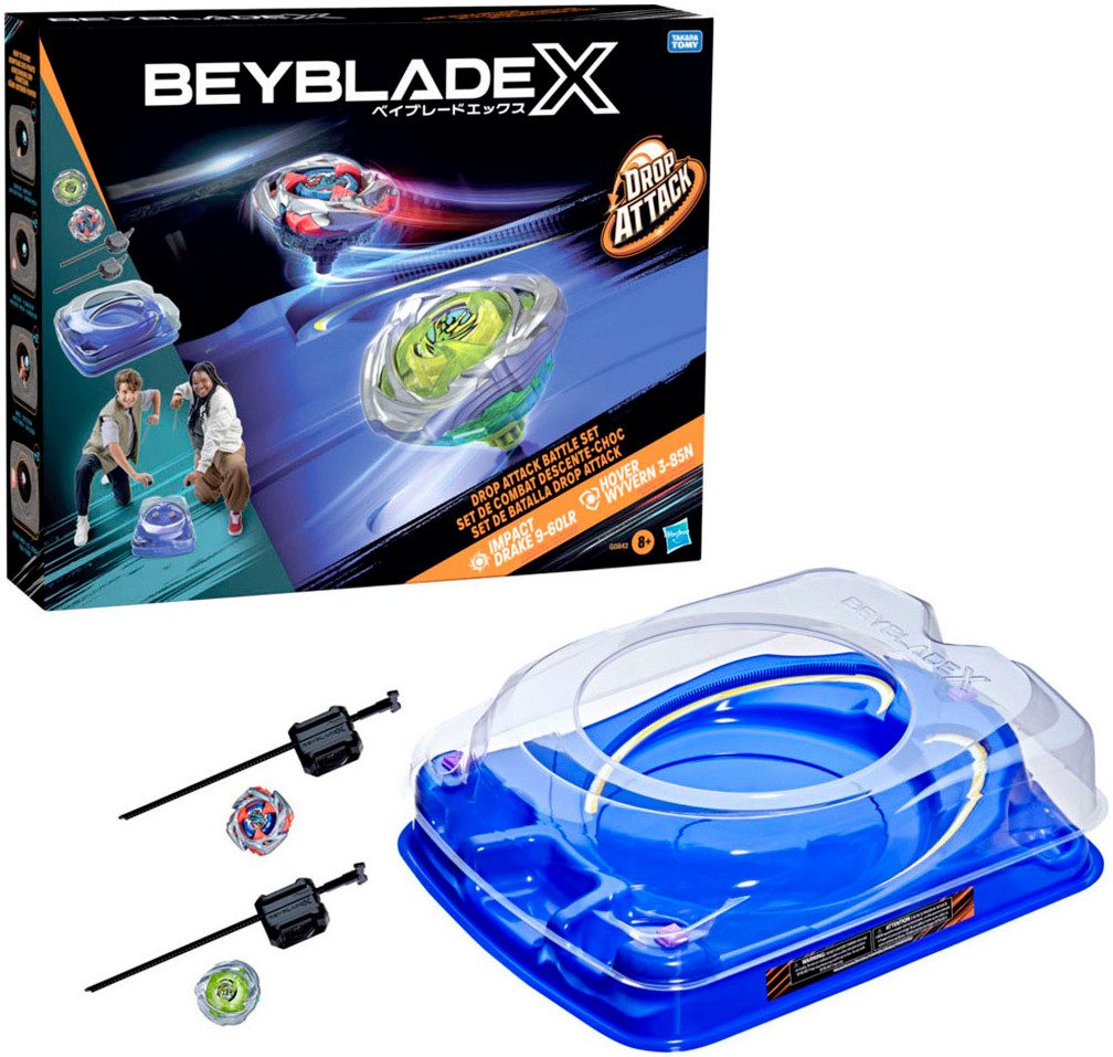 Hasbro Speed-Kreisel Beyblade X Drop Attack Battle Set