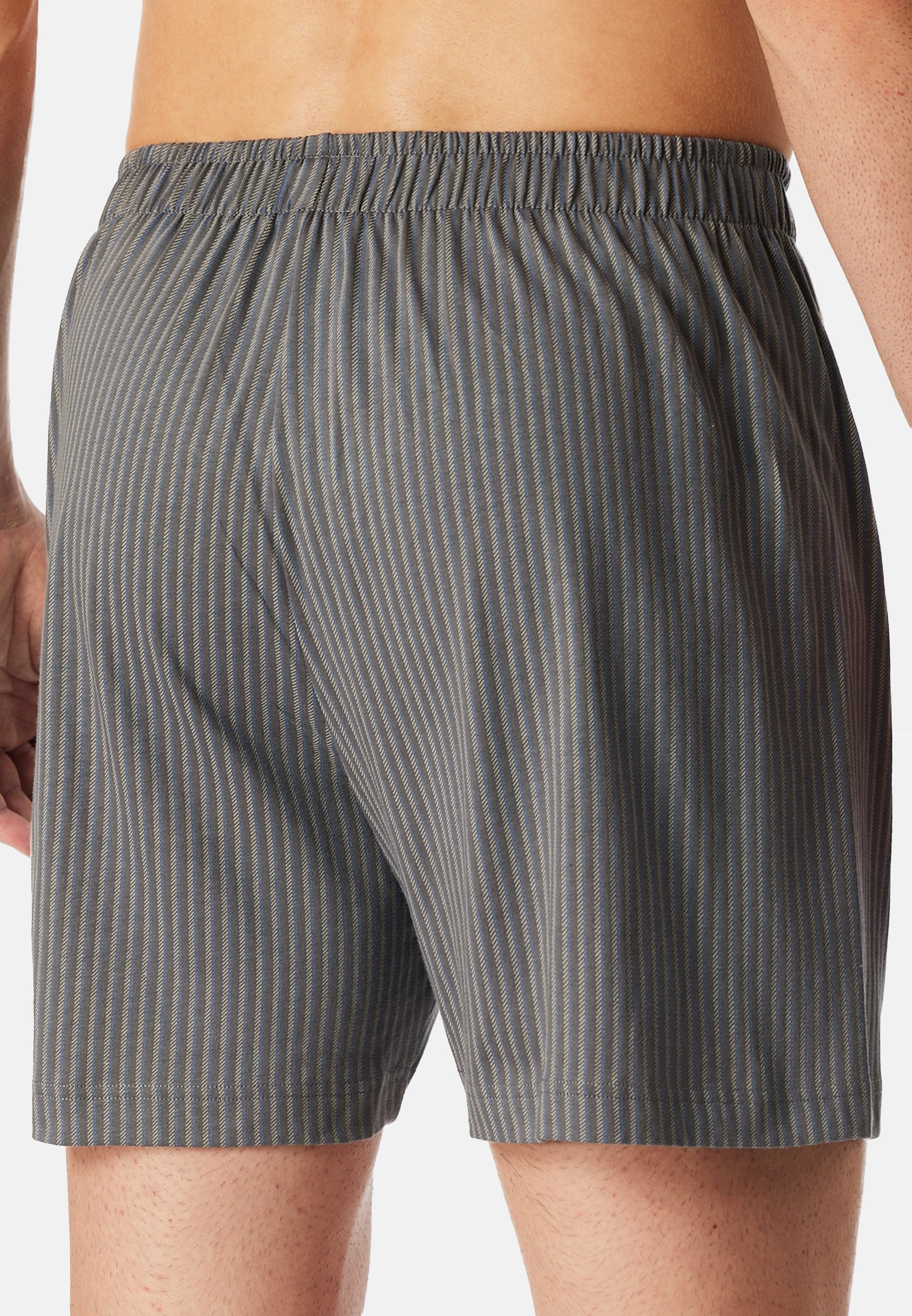 Schiesser Boxershorts 4er Pack Singel-Jersey (Spar-Set, 4-St) Boxershorts - Baumwolle - mit Eingriff - Atmungsaktiv