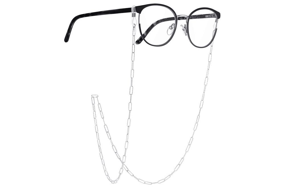 Silberkettenstore Brillenkette Brillenkette No. 8, Ankerkette 3,5mm mit Diamantschliff - 925 Silber