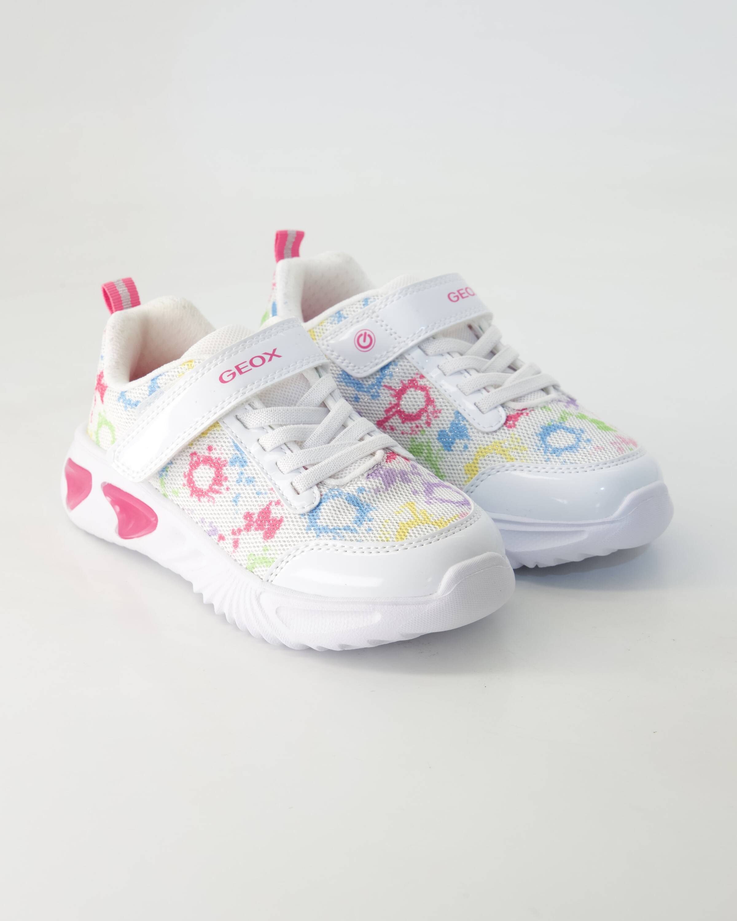 Geox J Assister Girl Klettschuh Obermaterial: Textil und Sonstiges Material