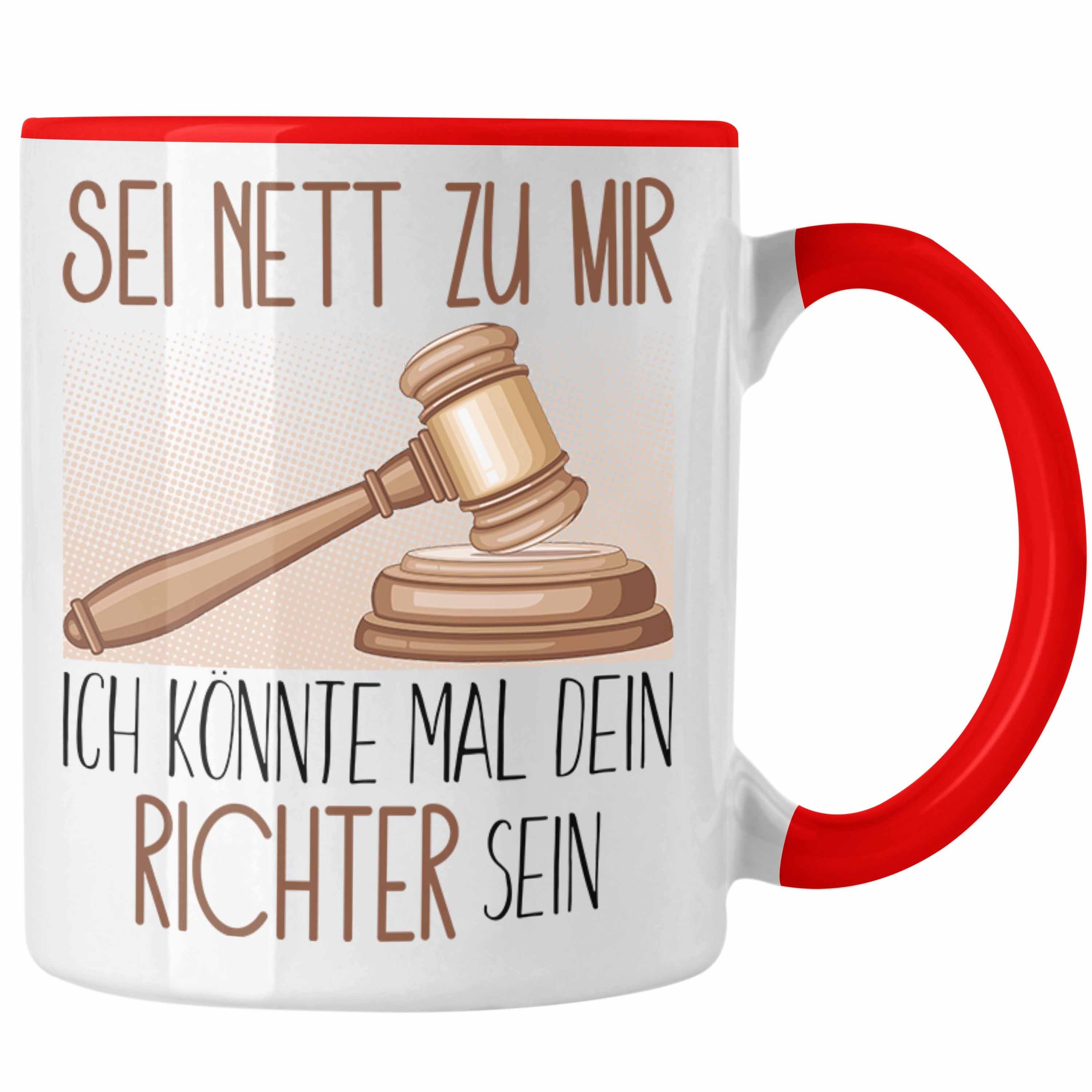 Studium Jurist Geschenk Tasse Angehender Geschenkidee Jura Spr Richter Tasse Rot Trendation
