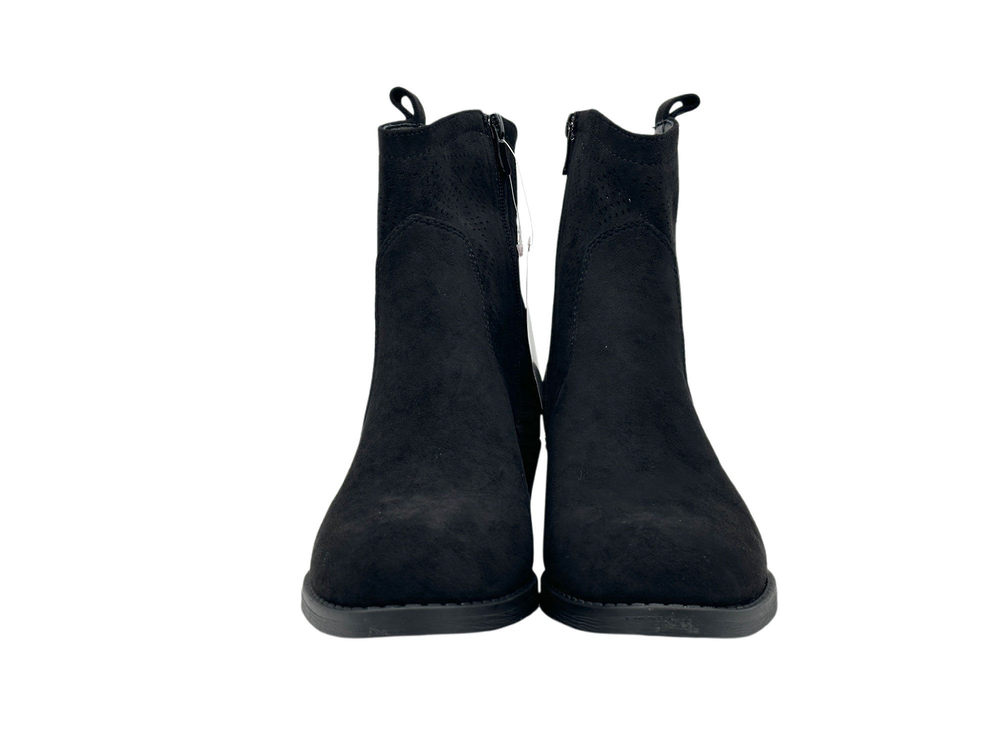 Nowaland Damen Western Stiefelette mit Lochmuster Stiefelette Modische Stiefelette im modernen Western-Look