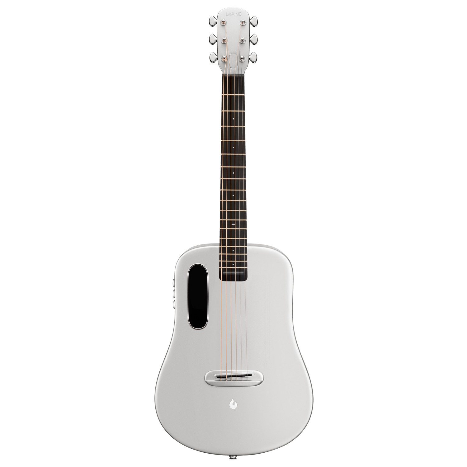Westerngitarre Lava Music Gitarre Me Air 36 Zoll Silver