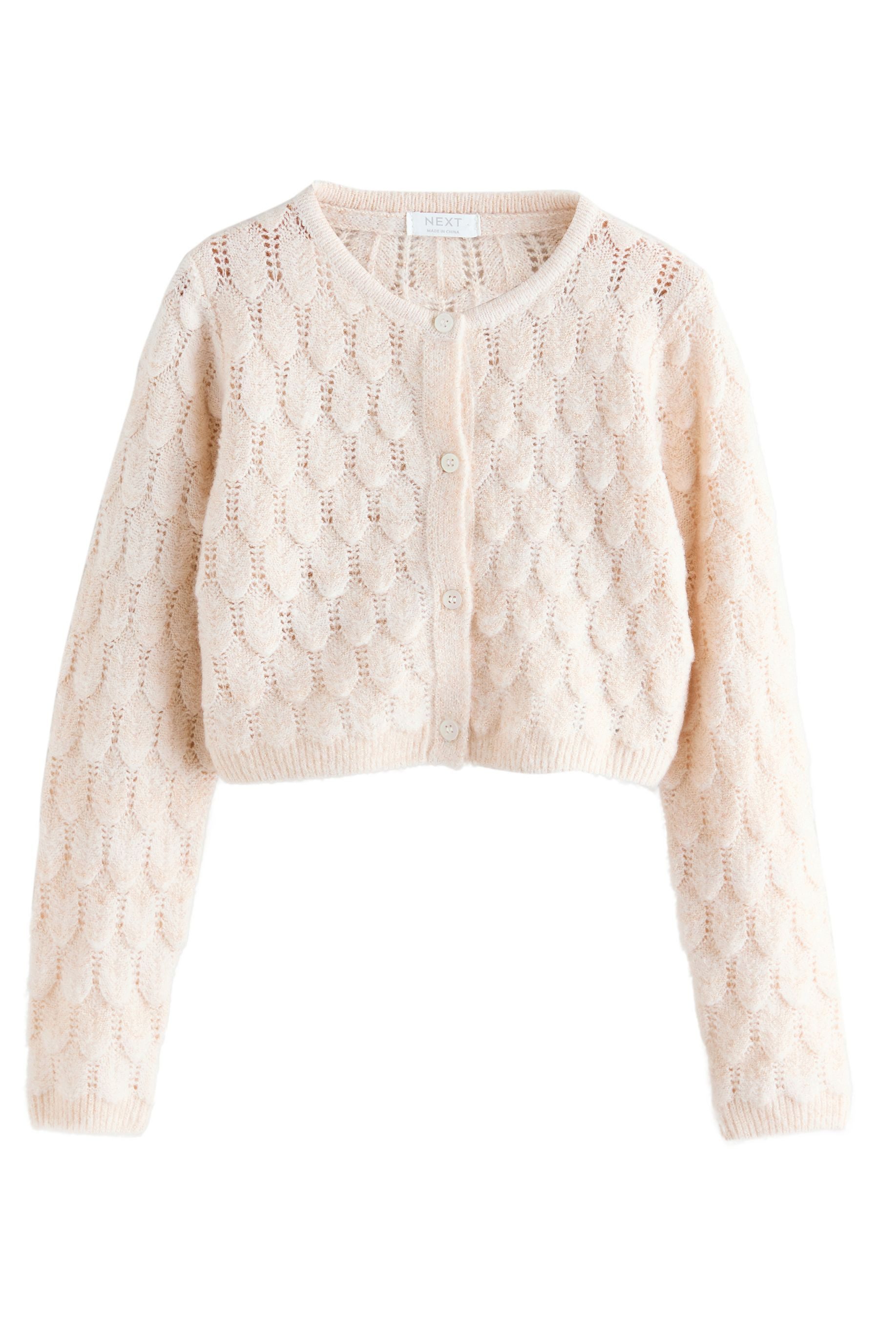 Next Strickjacke Kurze Strickjacke für besondere Anlässe (1-tlg)